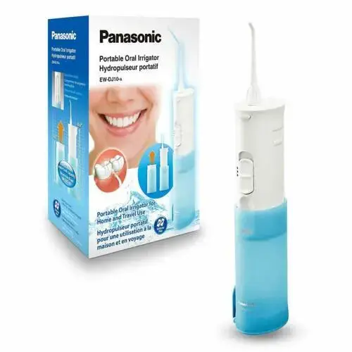 Panasonic Ew-Dj10-A503 Cordless Water Flosser – Retractable Design, White & Blue 1