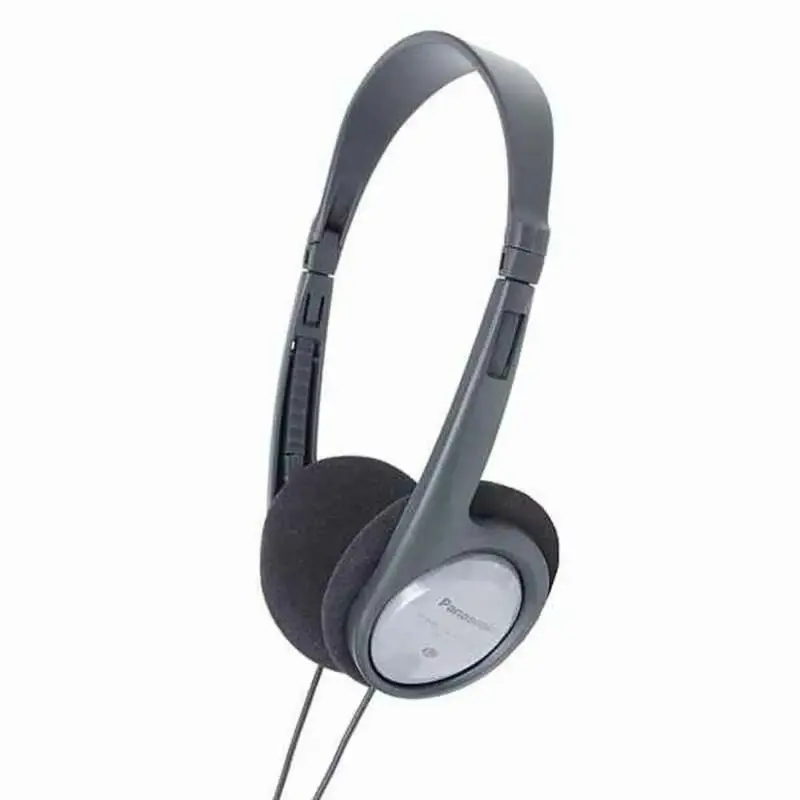 Panasonic Rp-Ht090Eh Over-Ear Headphones – Silver/Black, Neodymium Drivers, 16Hz–22Khz 1