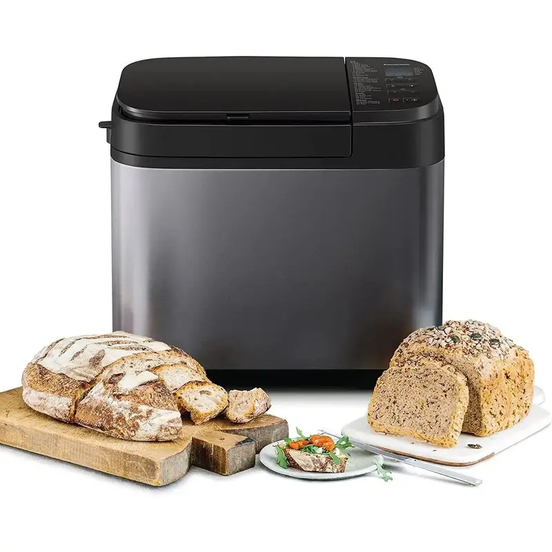 Panasonic Sd-Yr2540 Bread Maker – Dual Kneading Hooks, Gray, New Model 1