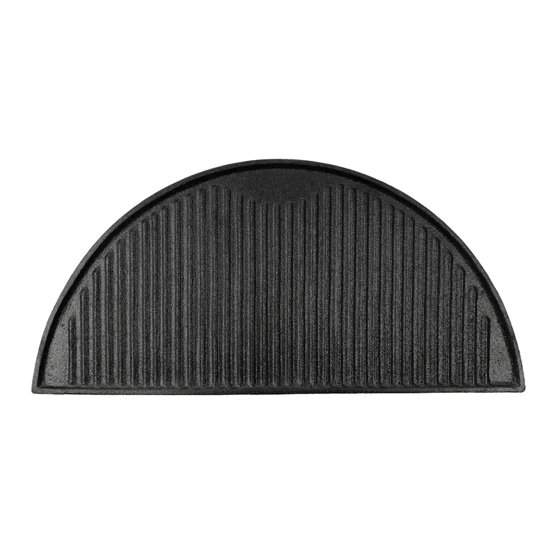 Patton 15-Inch Half-Moon Cast Iron Baking Stone 1