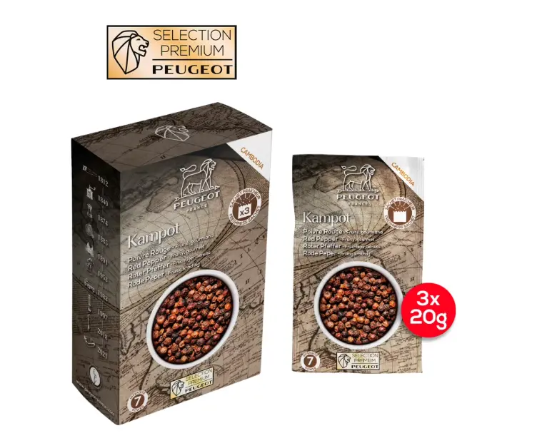 Peugeot France Kampot Red Pepper – Rare Cambodian Harvest 1