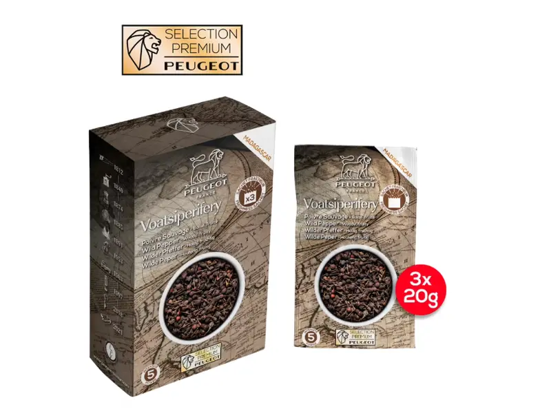 Peugeot France Voatsiperifery Wild Pepper – Madagascar Forest-Grown Spice 1