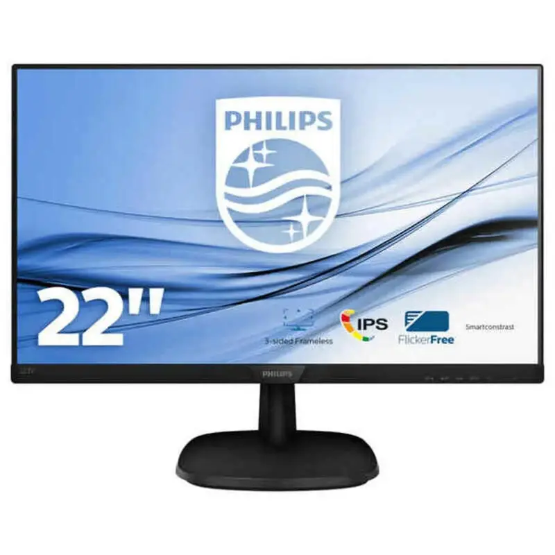 Philips 223V7Qdsb/00 21.5-Inch Full Hd Led Monitor – Slim Bezel Design 1