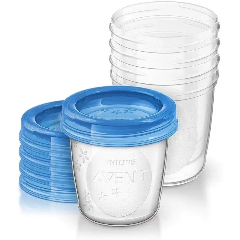 Philips Avent Scf619/05 Breast Milk Storage Set – 5 X 180 Ml Bpa-Free Containers 1