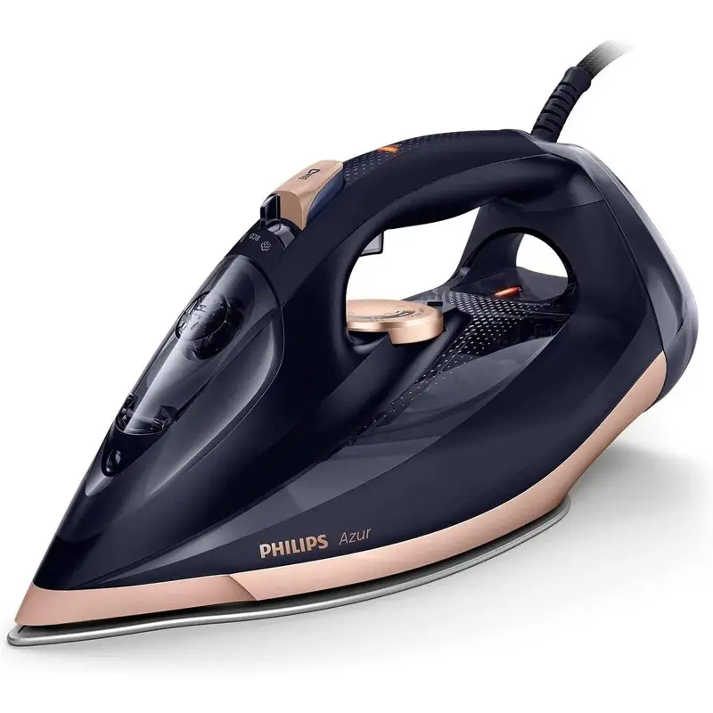 Philips Azur Gc4909/60 Steam Iron – 3000W, 55G/Min Continuous Steam, 250G Burst Steam, Steamglide Elite Soleplate, Black 1