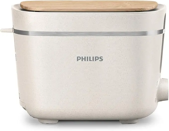 Philips Hd2640/10 Eco Toaster – 8-Setting Toasting With 100% Recycled Plastic Body 1