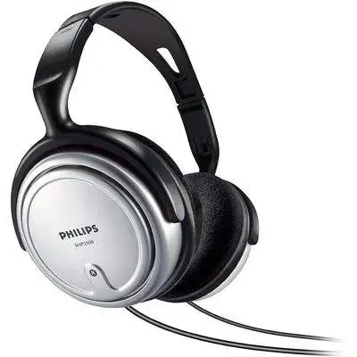 Philips Shp2500 Wired Tv Headphones – 6-Meter Cable, Volume Control & Comfort Ear Pads 1