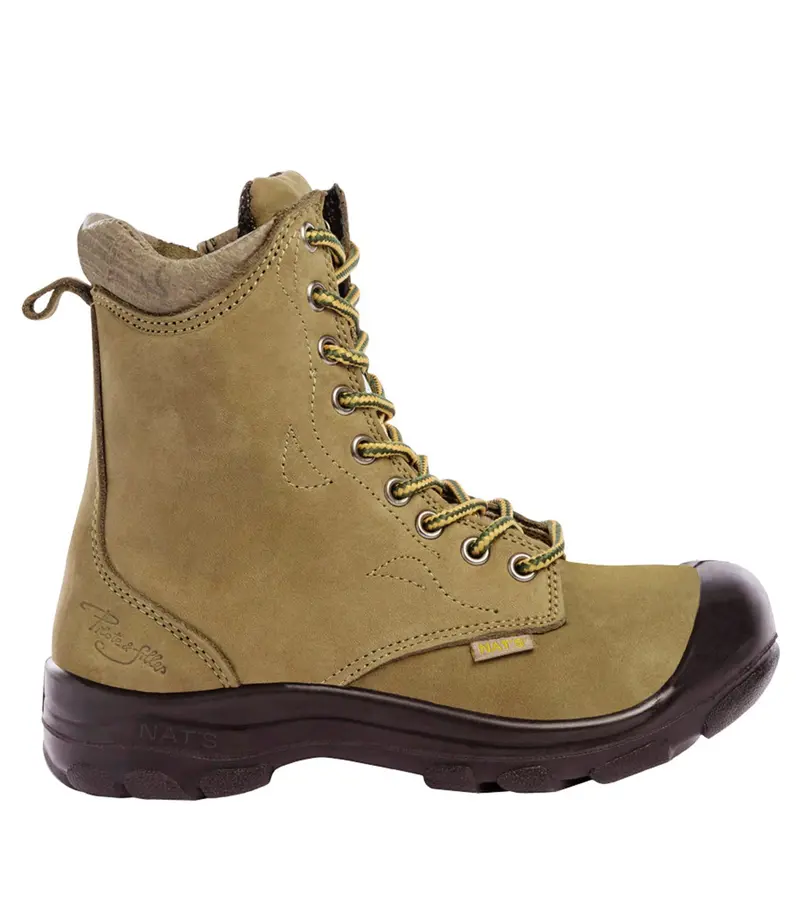 Pilote & Filles S558 Khaki 8-Inch Women’S Work Boots 1