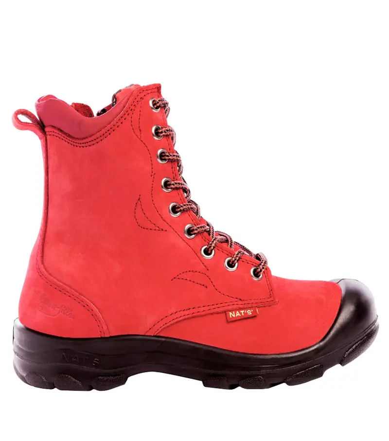 Pilote & Filles S558 Red 8-Inch Women’S Work Boots 1