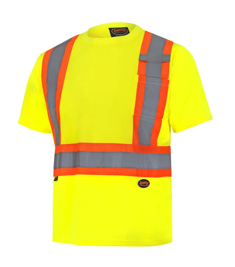Pioneer 51160 High-Visibility Short-Sleeve Work Sweater 1