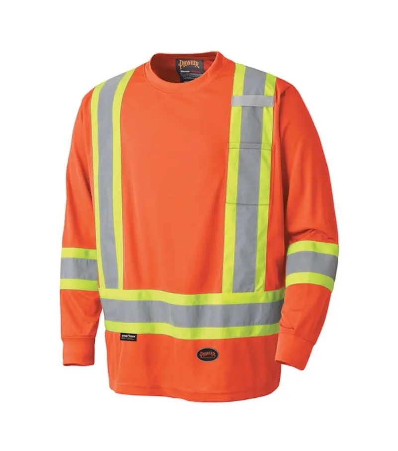 Pioneer 51250 Long-Sleeve High-Visibility Work Sweater 1
