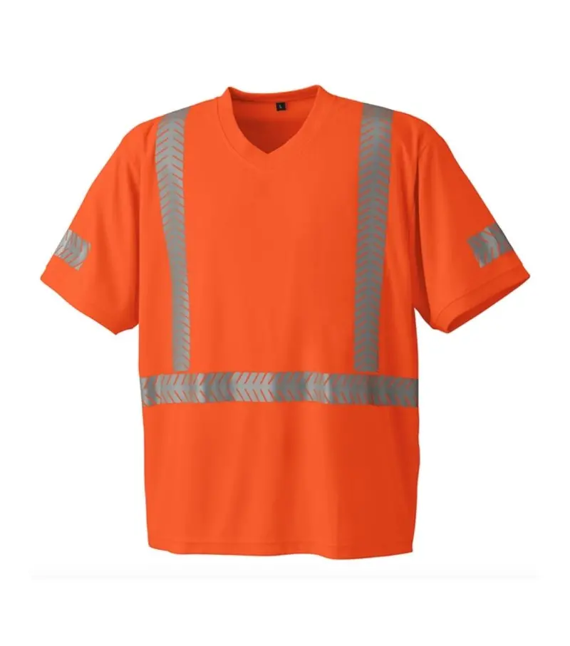 Pioneer 52150 Short-Sleeve High-Visibility Work Sweater 1