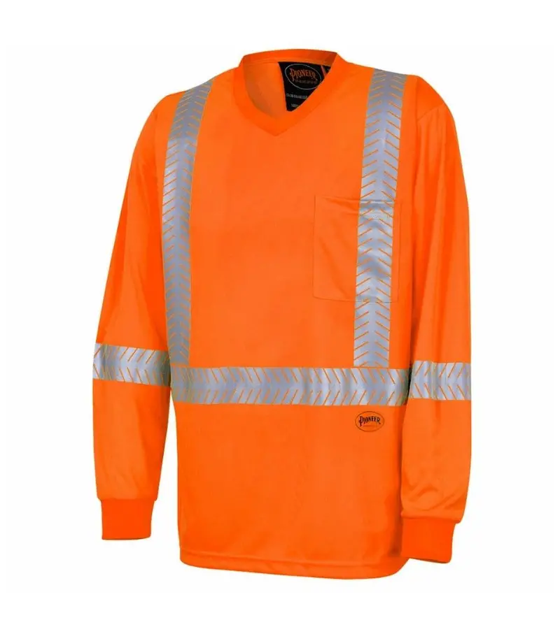 Pioneer 52250 Long-Sleeve High-Visibility Work Sweater 1