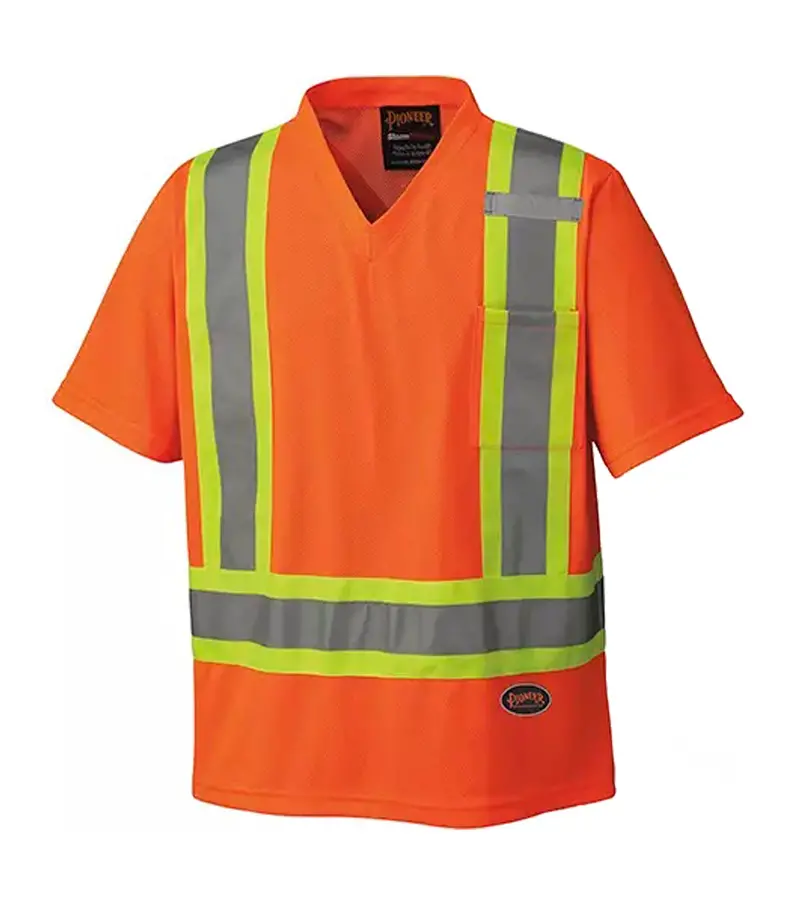 Pionner Short-Sleeve High-Visibility Work Sweatshirt 1