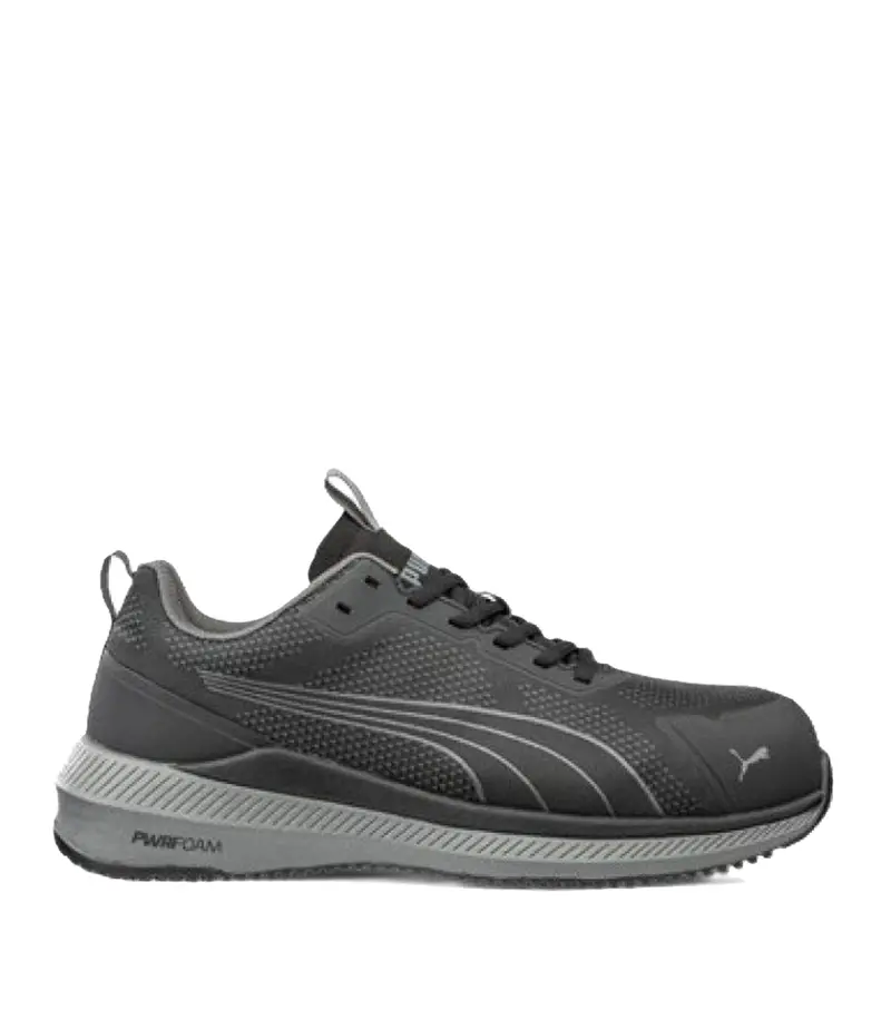 Puma Slide Black Low Work Shoes With Rubber Soles 1
