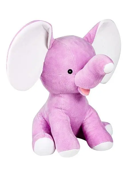 Purple Oversized-Ear Elephant Soft Toy 1