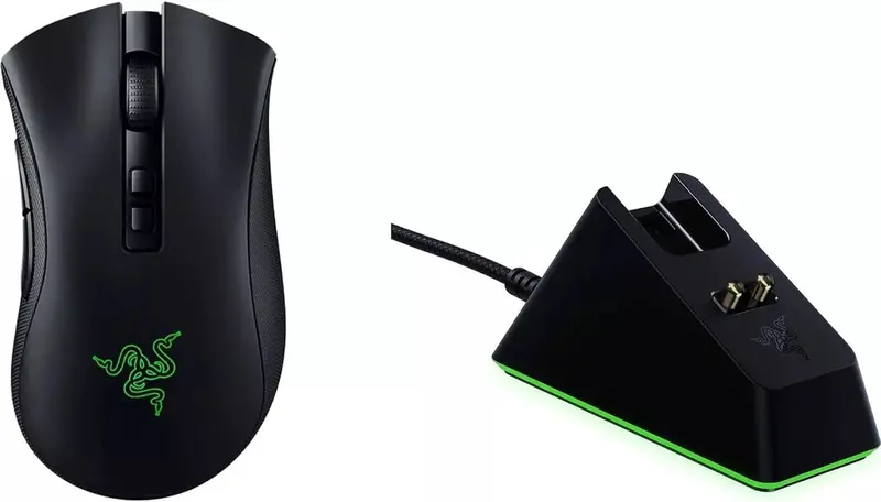 Razer Deathadder V2 Pro – Ergonomic Dual-Mode Wireless Gaming Mouse With Charging Dock 1