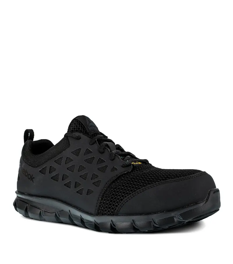Reebok Sublite Cushion Men’S Work Footwear – Lightweight Microfiber Design 1