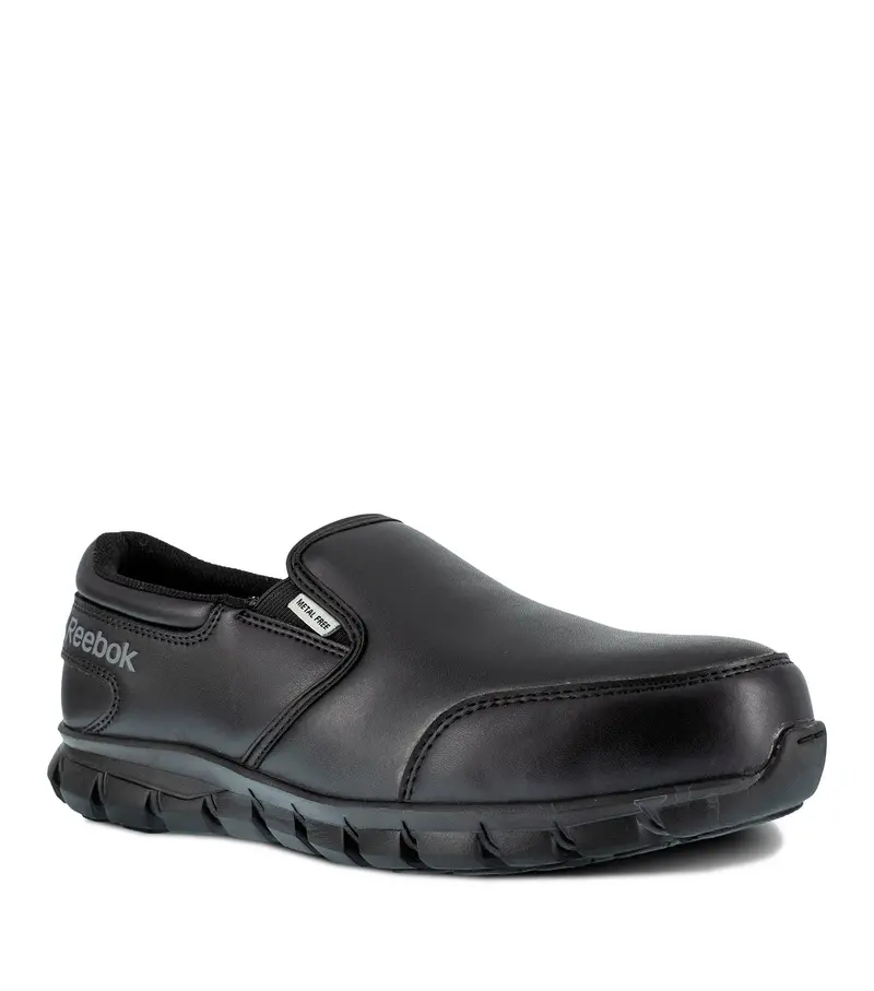 Reebok Sublite Cushion Work Shoes – Premium Leather Construction 1