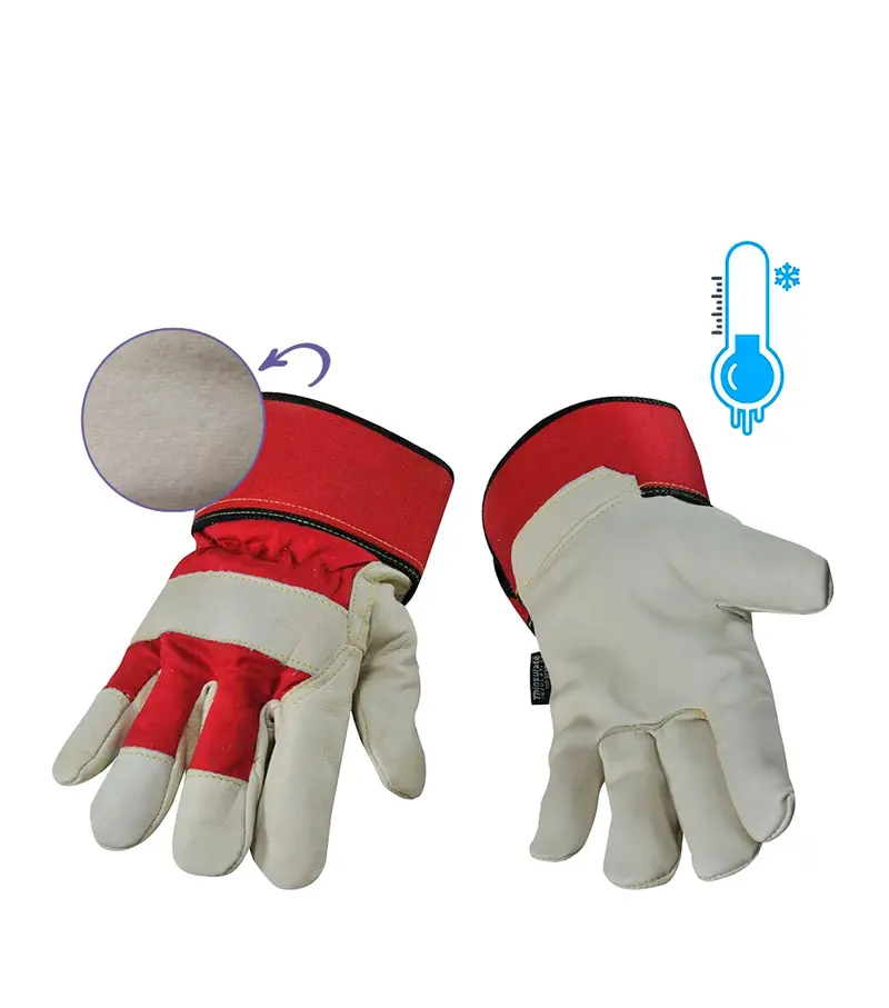 Reinforced Leather Work Gloves Rfc28 – Wipeco 1