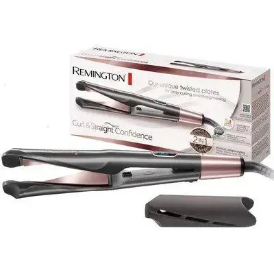 Remington Wavy Hair Straightener – Ceramic Plates For Curly Or Straight Styles, Gray 1
