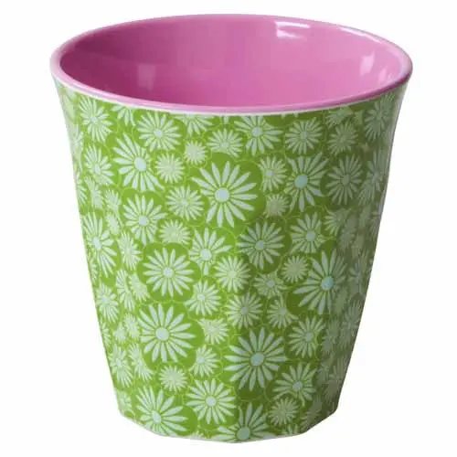 Rice Melamine Kids Cup – Casablanca Green Style 1