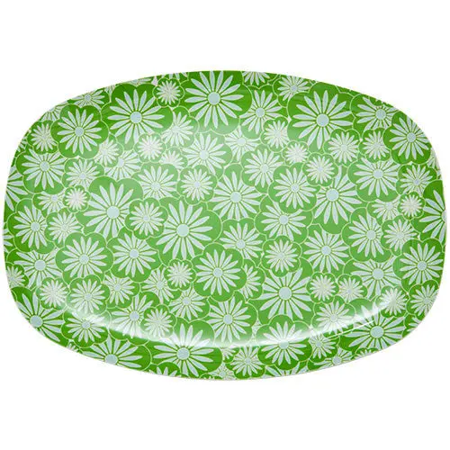 Rice Melamine Rectangular Dining Plate 1