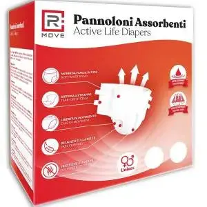 Rmove Activelife Adult Absorbent Briefs – Pack Of 8, Extra-Large Size 1