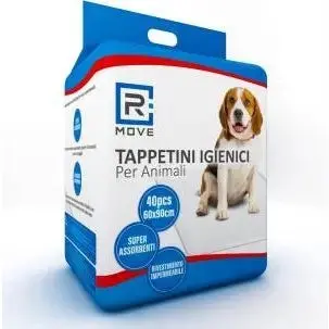 Rmove Pet Absorbent Pads – 40-Pack, 60X90Cm Sanitary Matting For Animals 1