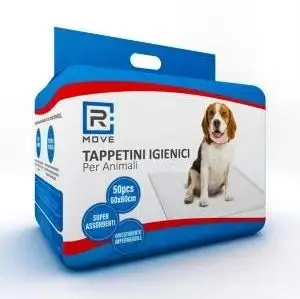 Rmove Pet Training Pads – 50-Pack, 60X60Cm Disposable Hygienic Mats 1