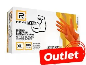 Rmove Powder-Free Nitrile Gloves – Heavy-Duty, Size Xl, 100 Per Box 1