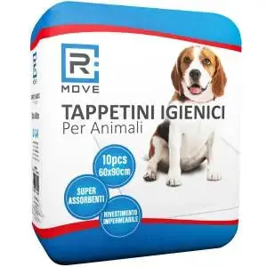Rmove Tappetini Igienici Per Animali Domestici – 60X90 Cm, Con Adesivi, Confezione Da 10 Pezzi 1