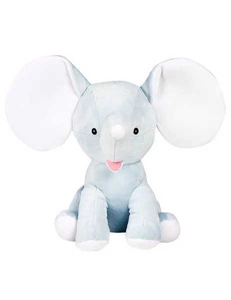 Royal Blue Big-Ear Elephant Stuffed Animal 1