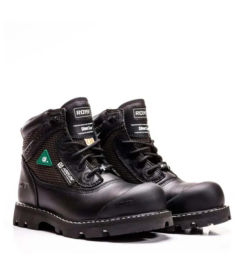 Royer 6-Inch Leather Work Boots – Model 8400Flx 1