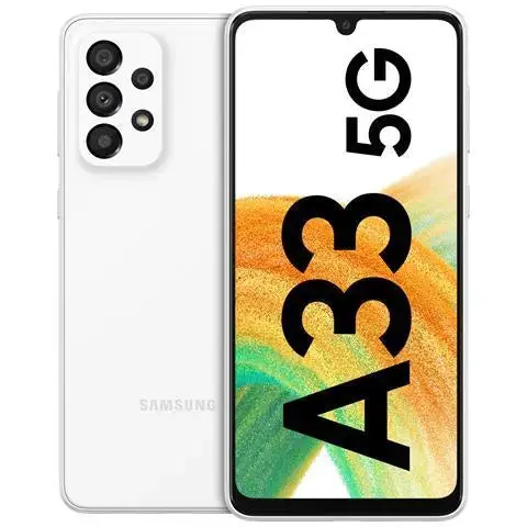 Samsung Galaxy A33 5G – 6.4", 6Gb Ram, 128Gb Storage, 5000Mah, White (Grade A Refurbished) 1