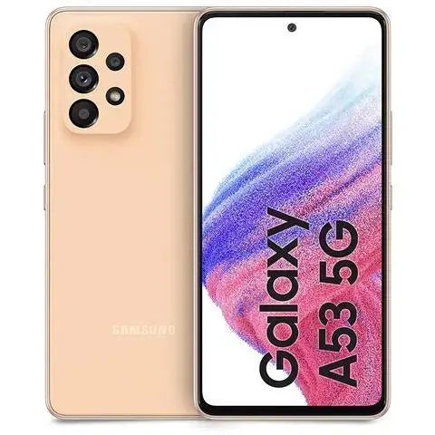Samsung Galaxy A53 5G – 6.5", 6Gb Ram, 128Gb Storage, Peach Color (Grade B Refurbished) 1