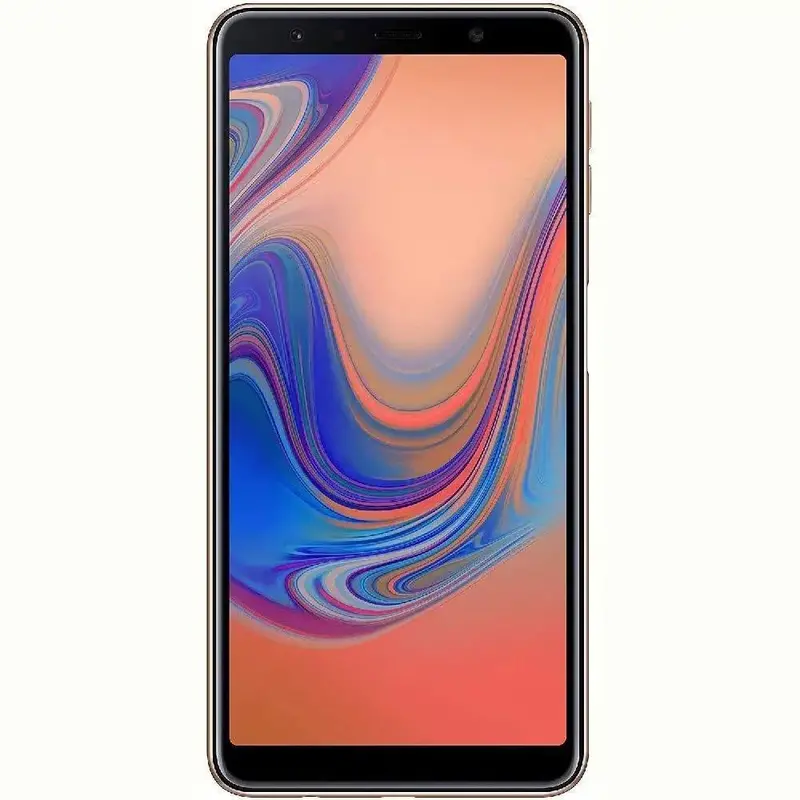 Samsung Galaxy A7 (2018) – Gold Unlocked Android Smartphone With Android 8.0 1