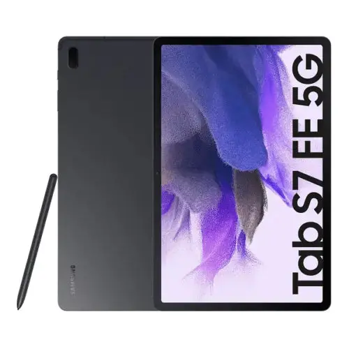 Samsung Galaxy Tab S7 Fe – 12.4", 4Gb Ram, 64Gb Storage, 5G, Black (Android 11 Tablet) 1