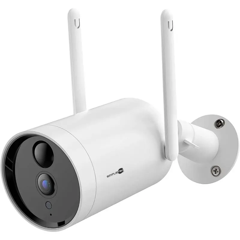 Simpletek 2K Solar Security Camera – Long-Life Battery (120-Day Standby), Color Night Vision, Refurbished 1