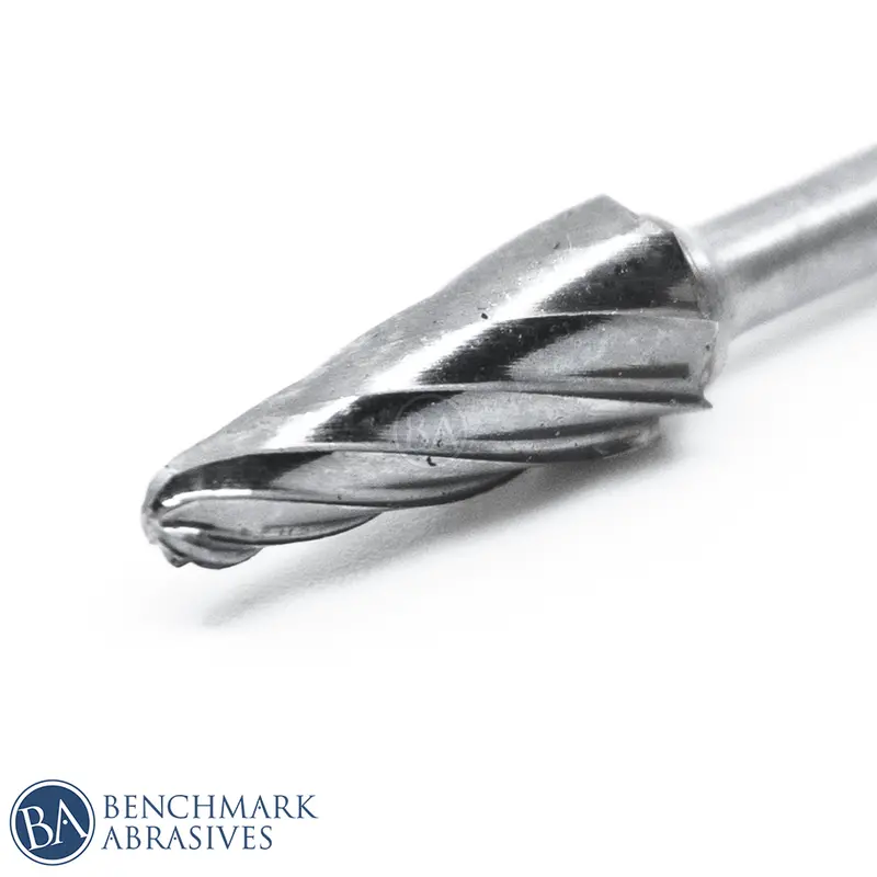 Sl-51Nf Tapered Radius Tungsten Carbide Burr – 1/8" Shank 1