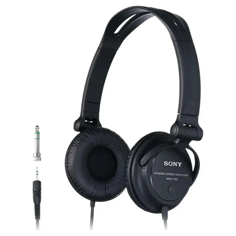 Sony Dj Headphones – Wired On-Ear Stereo Headset In Black 1