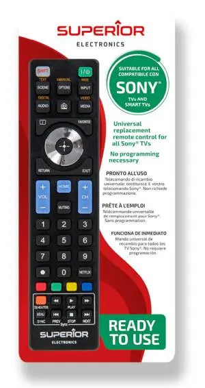 Superior Universal Remote Control – Designed For Sony Smart Tvs, Full Smart Menu Navigation Support 1