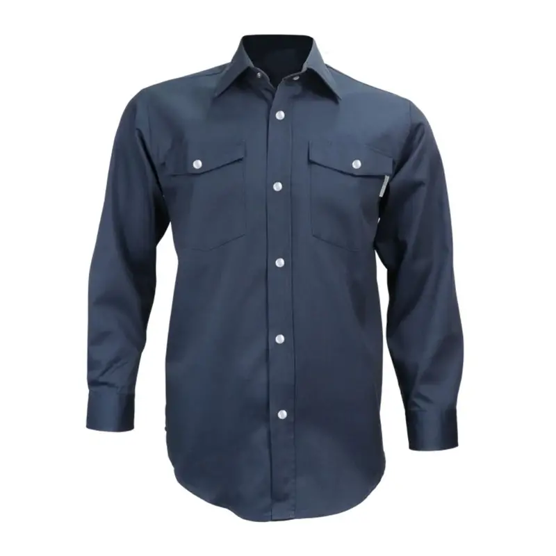 Tailored Long-Sleeve Work Shirt 625S – Gatts Durable Fabric 1