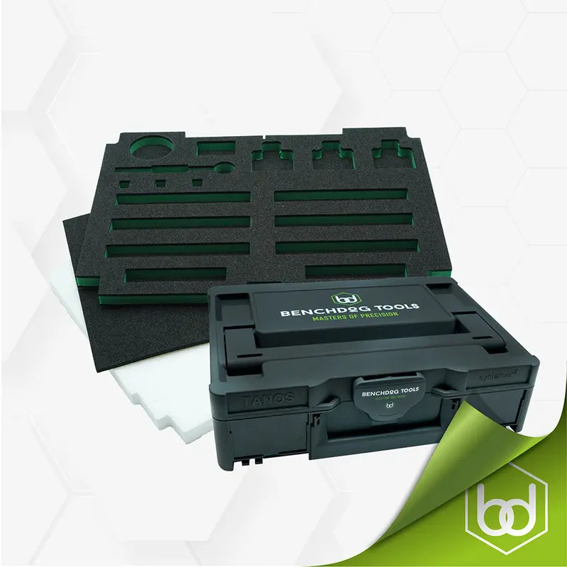 Tanos Systainer³ M112 With Custom Foam Inserts (Essential Hinge Jig Edition) 1