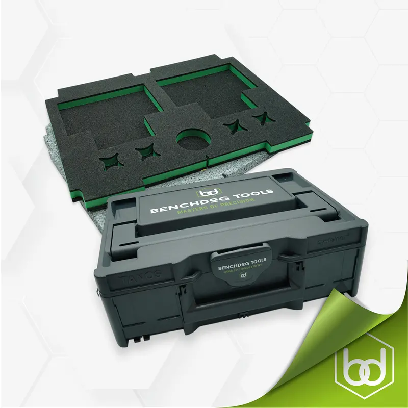 Tanos Systainer³ M137 With Custom Foam Insert – Quad-Hinge Design With Table Plates 1