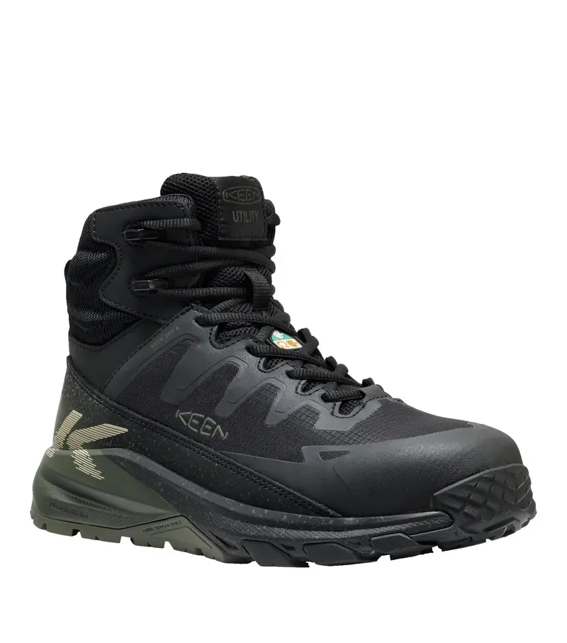 Targhee Blur Mid 6-Inch Waterproof Work Boots – Keen Outdoor Safety 1