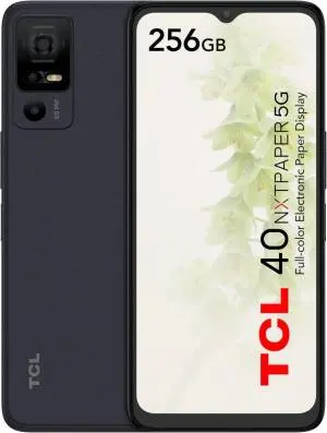 Tcl 40 Nxtpaper – 6Gb Ram, 256Gb Storage, 6.6-Inch Eye-Care Display, 5G, Starlight Black (Tim Network) 1
