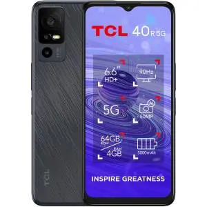 Tcl 40R – 4Gb Ram, 128Gb Storage, 6.6-Inch 5G Display, Starlight Black (Italian Market) 1