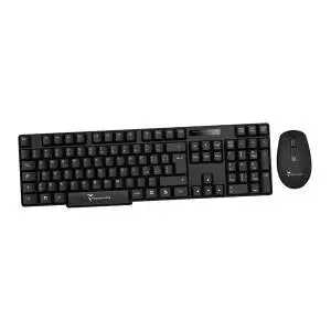 Techmade Wireless Keyboard And Mouse Set – Compact Black Kit, No-Cable Design 1
