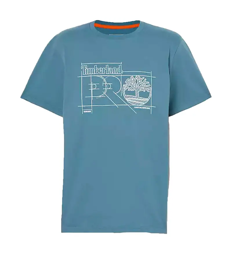 Timberland Blueprint T-Shirt In Navy Blue 1